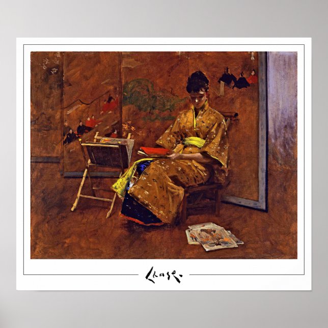 William Merritt Chase Zedign Art Poster #356 (Frente)