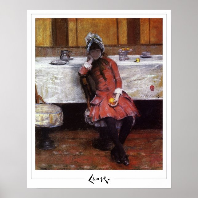 William Merritt Chase Zedign Art Poster #38 (Frente)