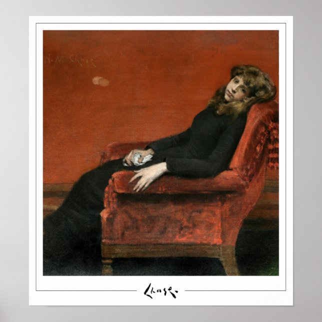 William Merritt Chase Zedign Art Poster #71 (Frente)