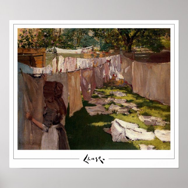 William Merritt Chase Zedign Art Poster nº 53 (Frente)