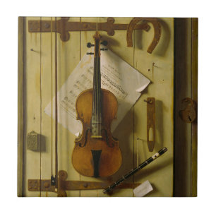 William Michael Harnett Vida Morta com Violino e M
