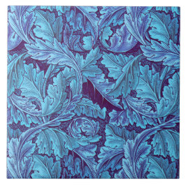 William Morris Acanthus Folha de Azul