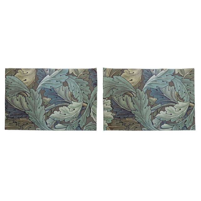 William Morris Acanthus Sage Flor de Floral Botâni (Verso - conjunto)