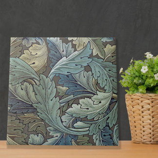 William Morris Acanthus Sage Flower Floral Botânic