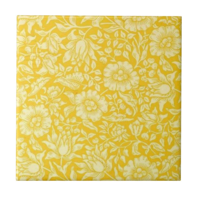 William Morris - Amarelo Mallow (Frente)