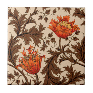 William Morris Anemone, Beige, Brown e Rust