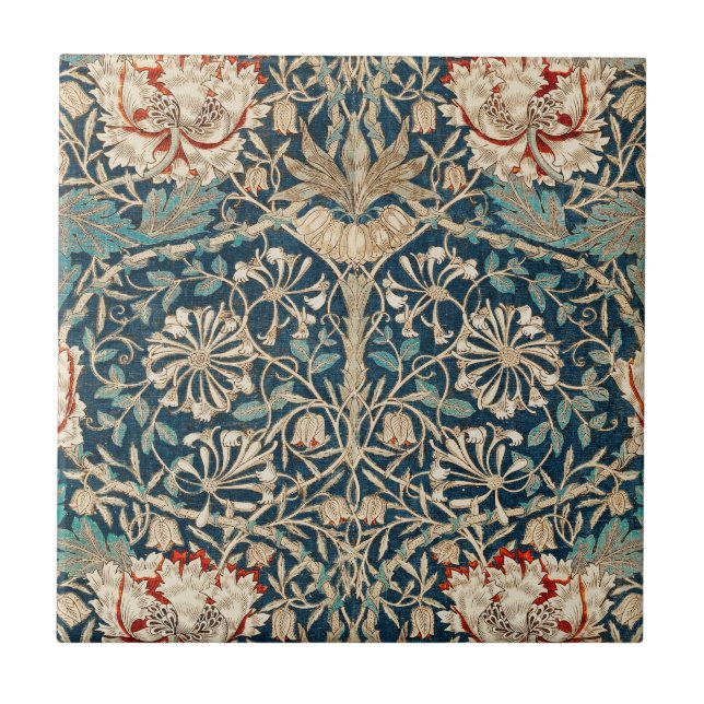 William Morris Antique Honeysuckle Floral (Frente)