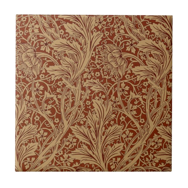 William Morris Arcadia Floral Garden Flower (Frente)