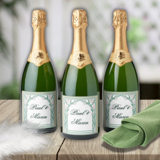 William Morris Art Deco Vines Verdes Florais (Criador carregado)