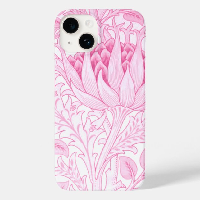 William Morris Artichoke Pale Pink (Verso)