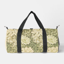William Morris Beige Floral Gym Bag feminino