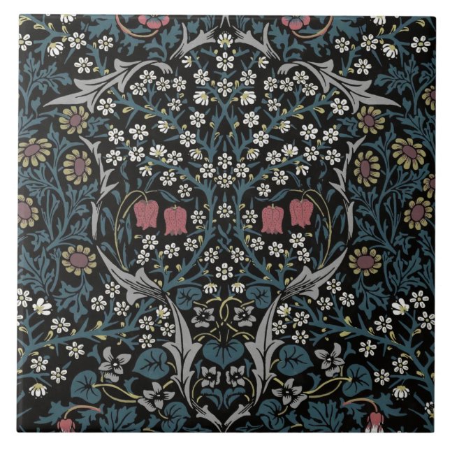 William Morris Blackthorn Floral Art Nouveau (Frente)