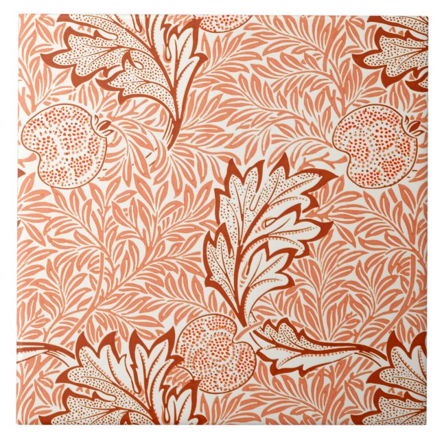 William Morris Botanical Apple Design (Frente)