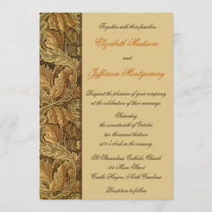 William Morris Brown deixa o convite do casamento