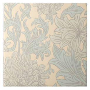 William Morris Chrysanthemum - Azulejo Cerâmico