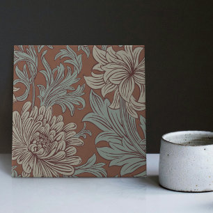 William Morris Chrysanthemum - Azulejo Cerâmico