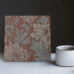 William Morris Chrysanthemum - Azulejo Cerâmico