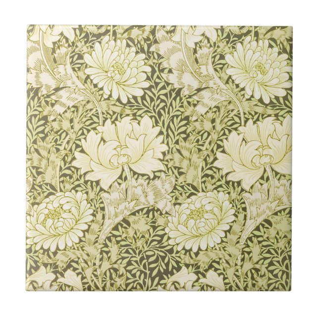 William Morris Chrysanthemum Floral Pattern (Frente)
