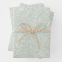 William Morris Chrysanthemum Pattern Wrapping Pape