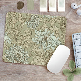 William Morris Chrysanthemum Patterum Mouse Pad