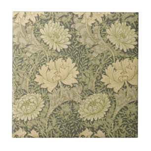 William Morris Chrysanthemum Sage Flower