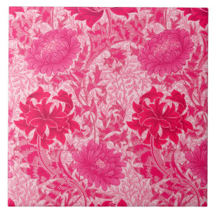 William Morris Chrysanthemums, Fuchsia Pink