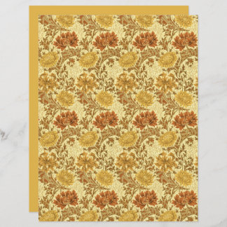William Morris Chrysanthemums, Mostarda Dourada