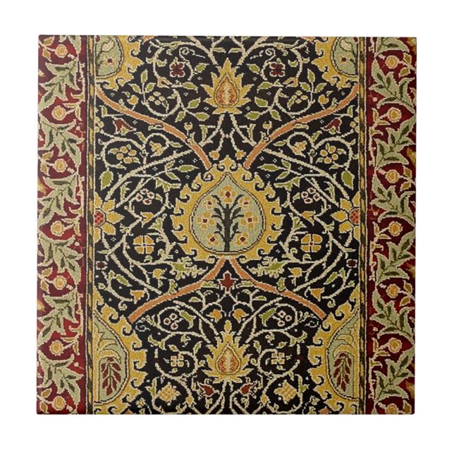 William Morris Classic Carpet Art Impressão Design (Frente)