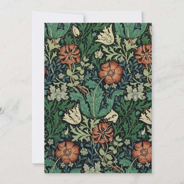 William Morris Compton Floral Art Nouveau Pattern (Frente)