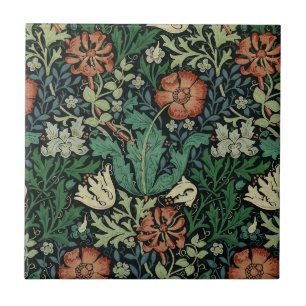 William Morris Compton Floral Art Nouveau Pattern