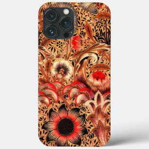 William Morris Corncockle Vintage Red Floral