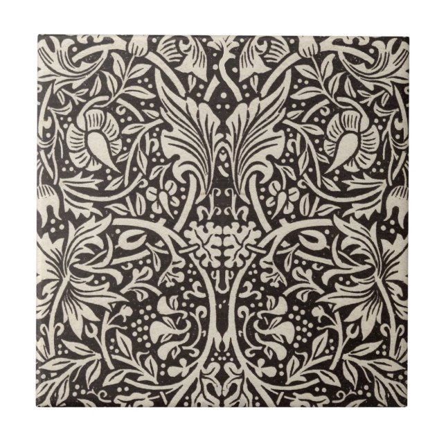 William Morris Daffodil Floral Wallpaper (Frente)