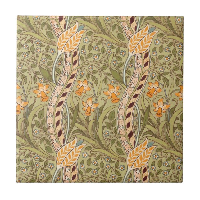 William Morris Daffodil Garden Flower Classic Bota (Frente)