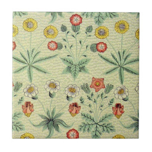 William Morris Daisy Floral Wallpaper Padrão