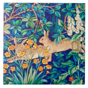 William Morris "Duas Amas" - Coelhos Selvagens