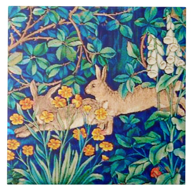 William Morris "Duas Amas" - Coelhos Selvagens (Frente)