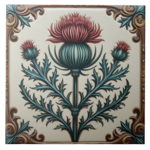 William Morris Espinho floral vintage escocês 