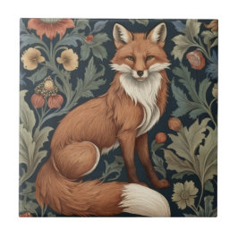 William Morris estilo Floral Direita Face Fox