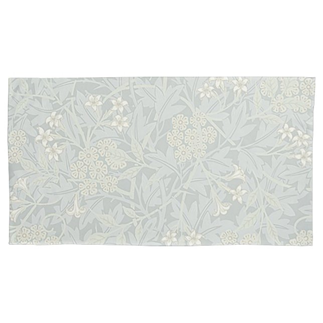 William Morris Faded Caso de Travesseiro Jasmine (Frente)