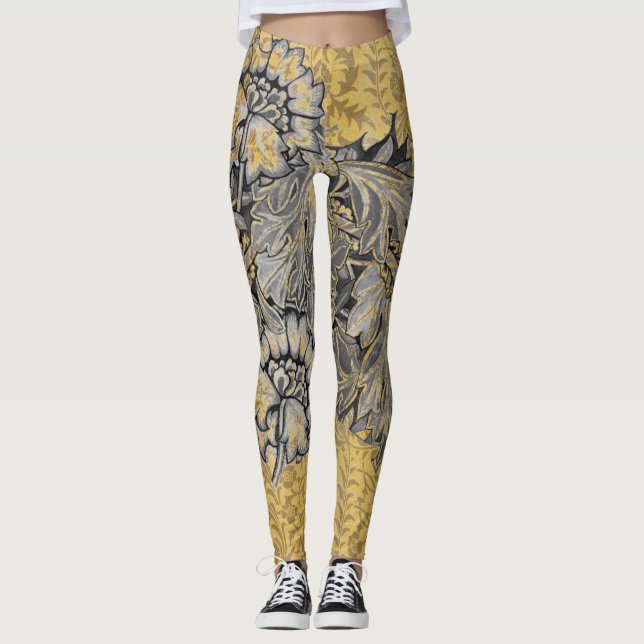 William Morris FLORAL DESIGN COM Leggings VINES (Frente)