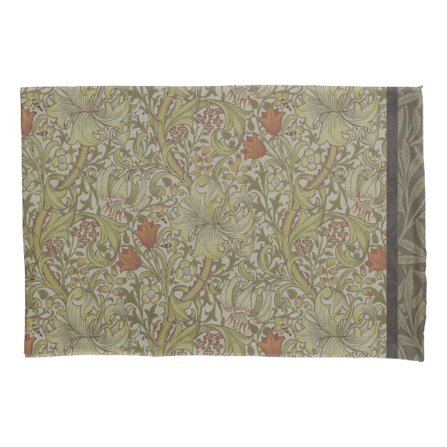 William Morris Floral lily willow art impressão (Frente)