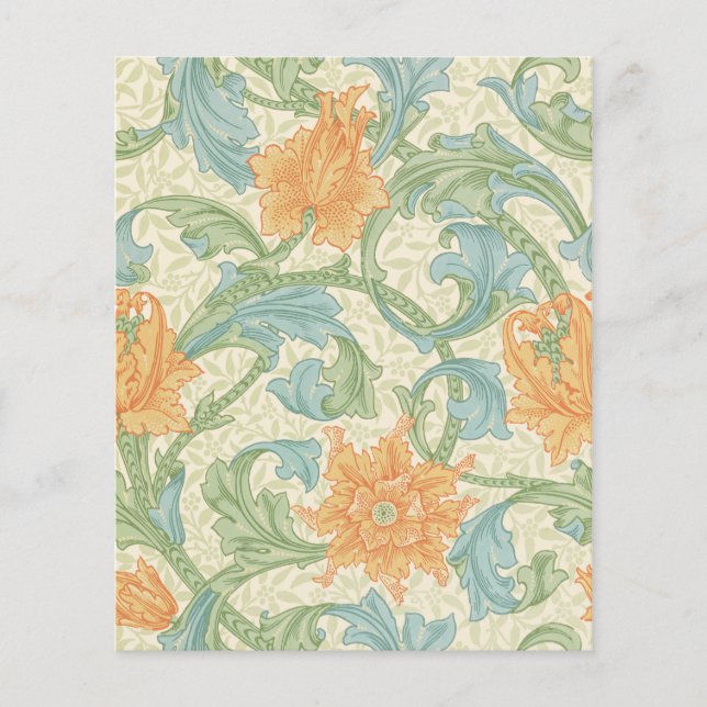 William Morris floral Papel de parede (Frente)