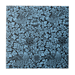 William Morris Floral Pattern Bird Anenome