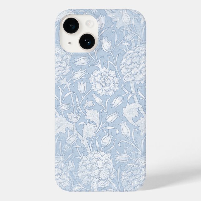 William Morris Floral Patterno em Azul (Verso)
