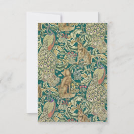 William Morris "Forest" - Cartões de agradecimento