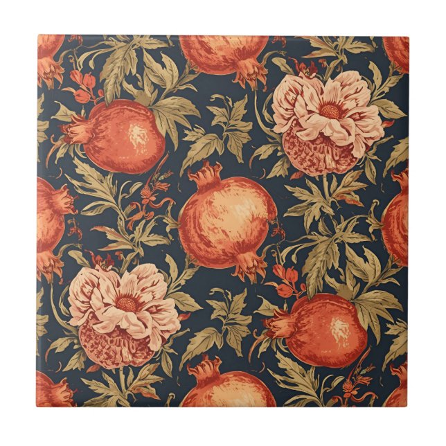 William Morris Fruta Pomegranate (Frente)