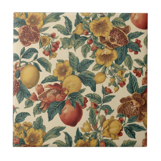William Morris Fruta Pomegranate Padrão floral