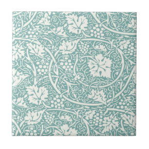 William Morris Grape Pattern Teal Turquoise