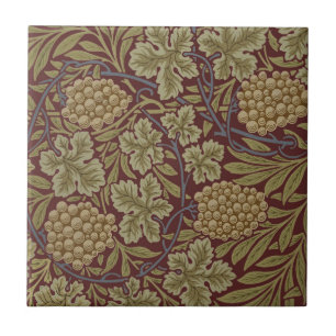 William Morris Grapevine Art Floral Trabalho de ar