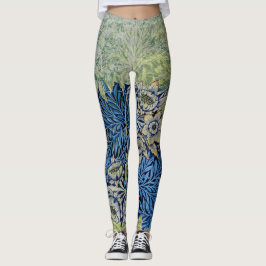William Morris GREEN e Leggings BLUE FLORAL